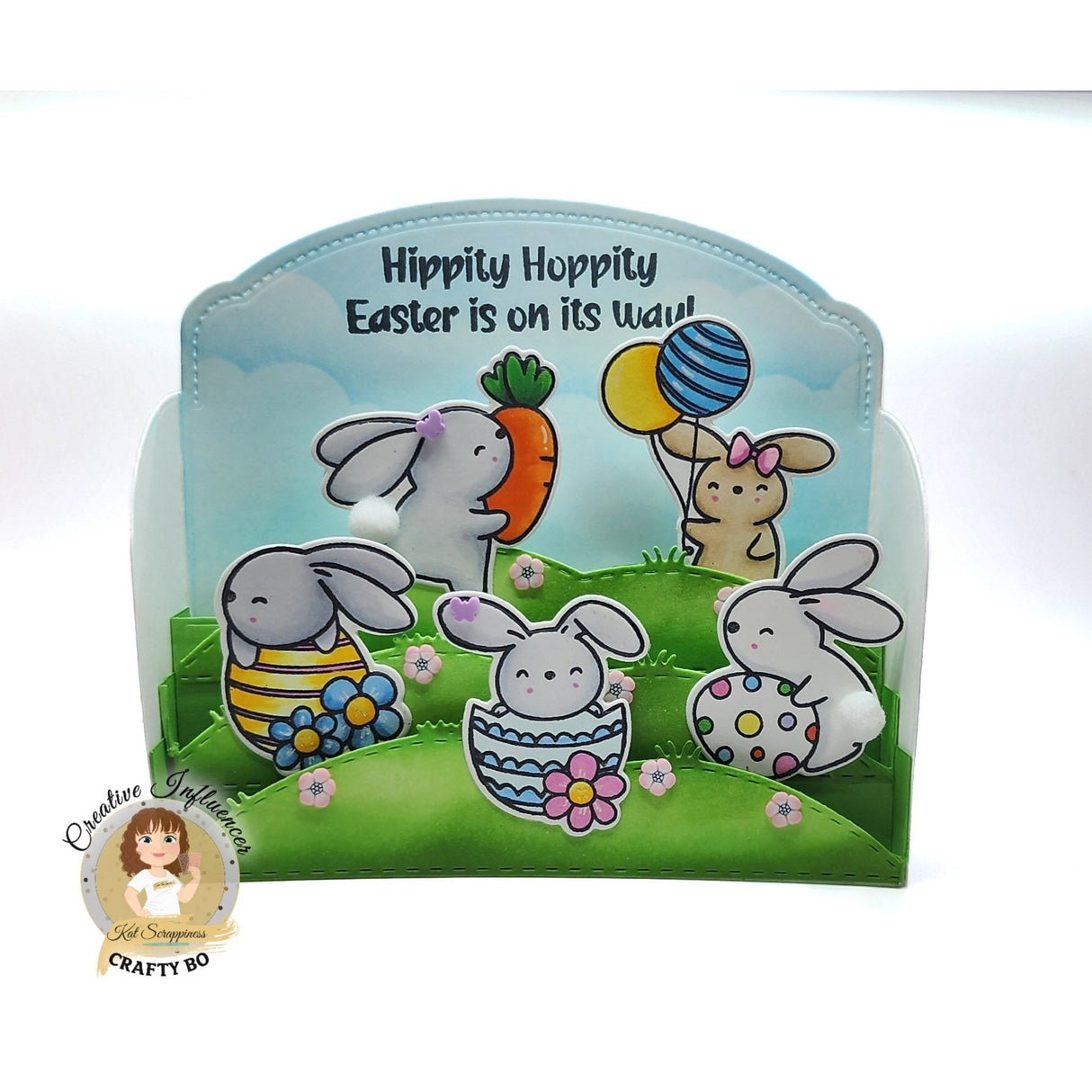 Hippity Hoppity Bunnies Clear Stamp