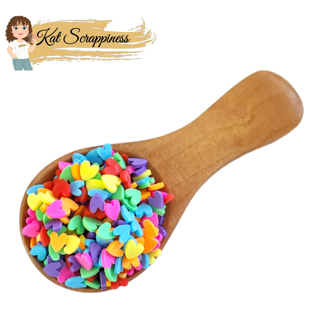 Rainbow Heart Confetti Sprinkle Mix