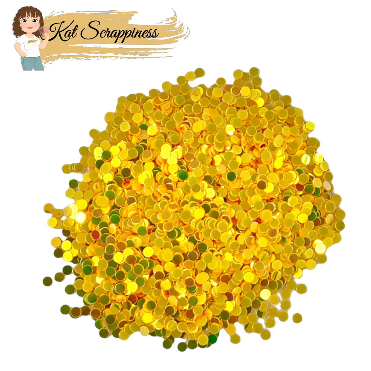 Brilliant Sunshine Confetti Dot Sequins