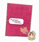 Autumn Elegance Faux Glitter 6x6 Paper Pad