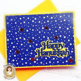 Happy Hanukkah Small Shadow Sentiment Craft Dies -