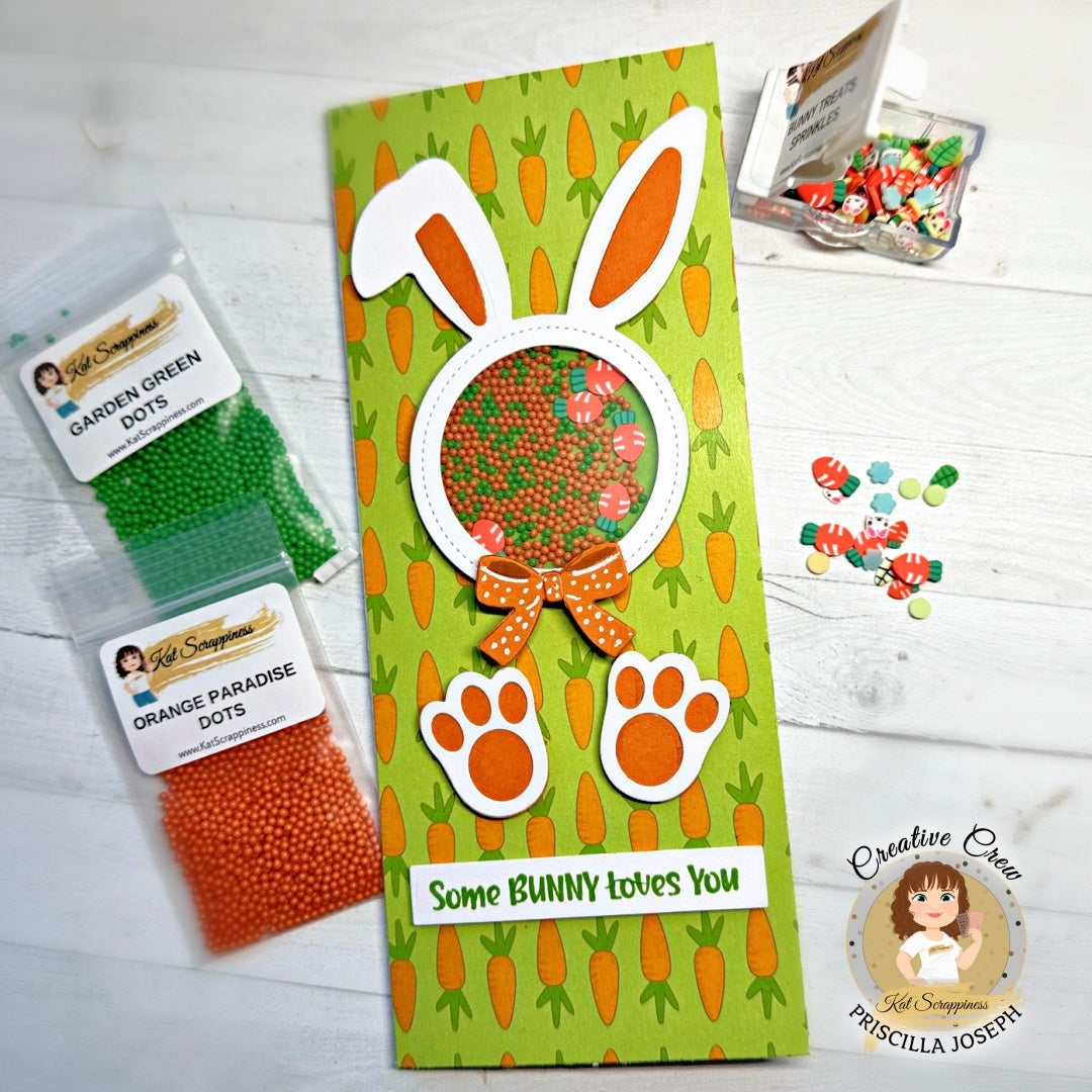 Easter Bunny Shaker Card Craft Dies - New Release!