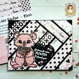 Love Doodles Black 6x6 Paper Pad