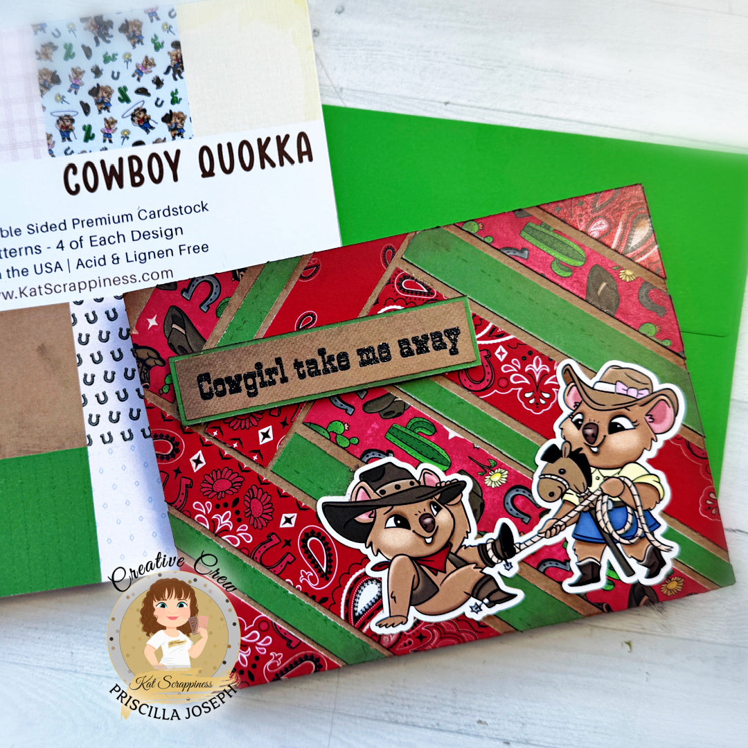 Cowboy Quokka Sentiment Stamps - New Release