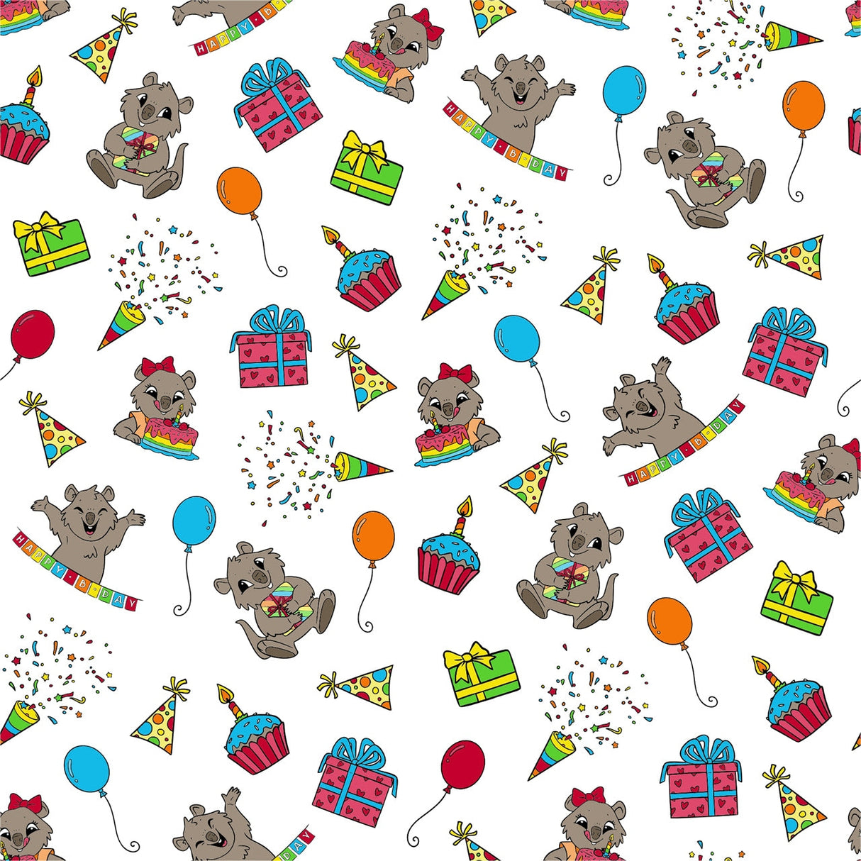 Birthday Quokka 6x6 Paper Pad