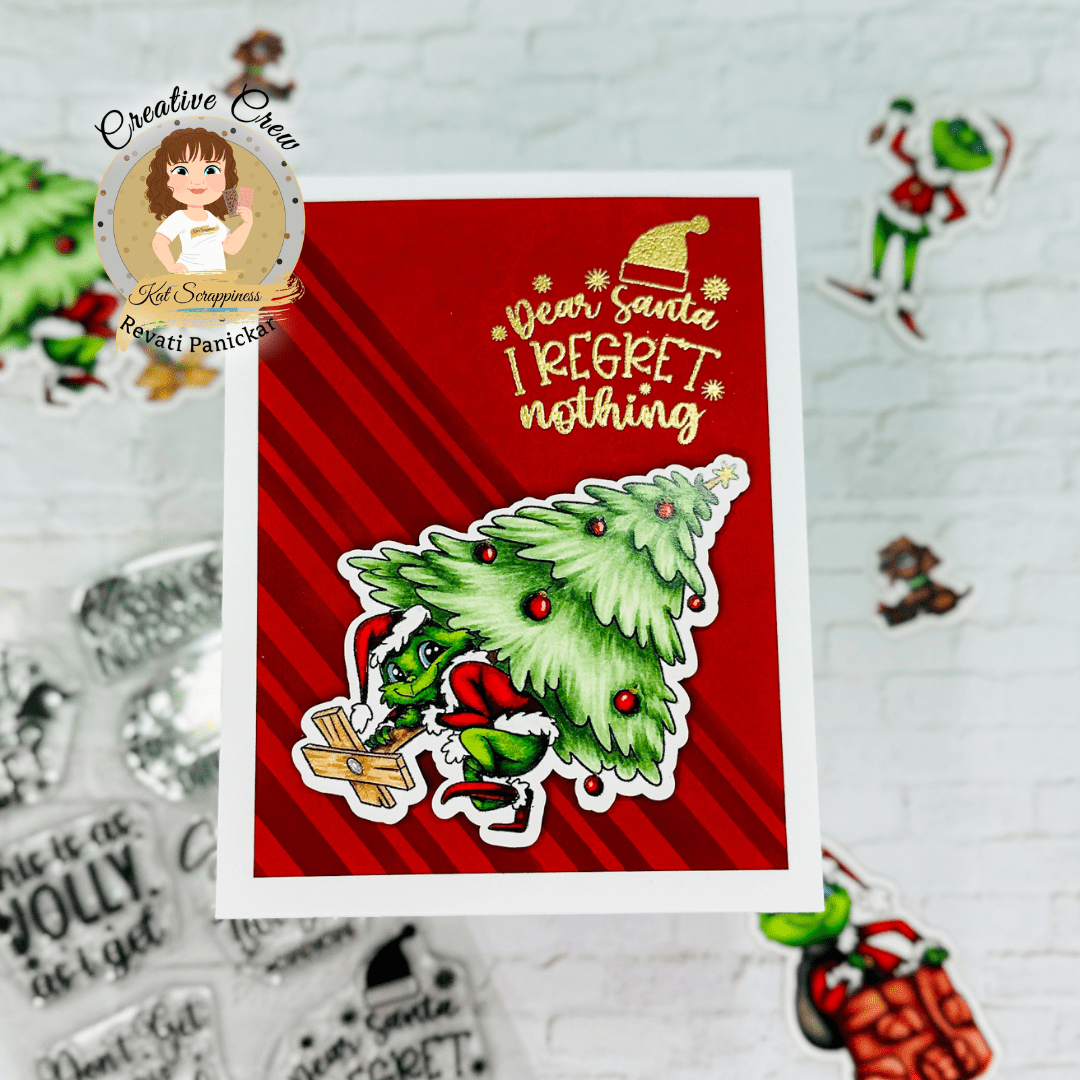 Funny Christmas Wishes Clear Stamp Set