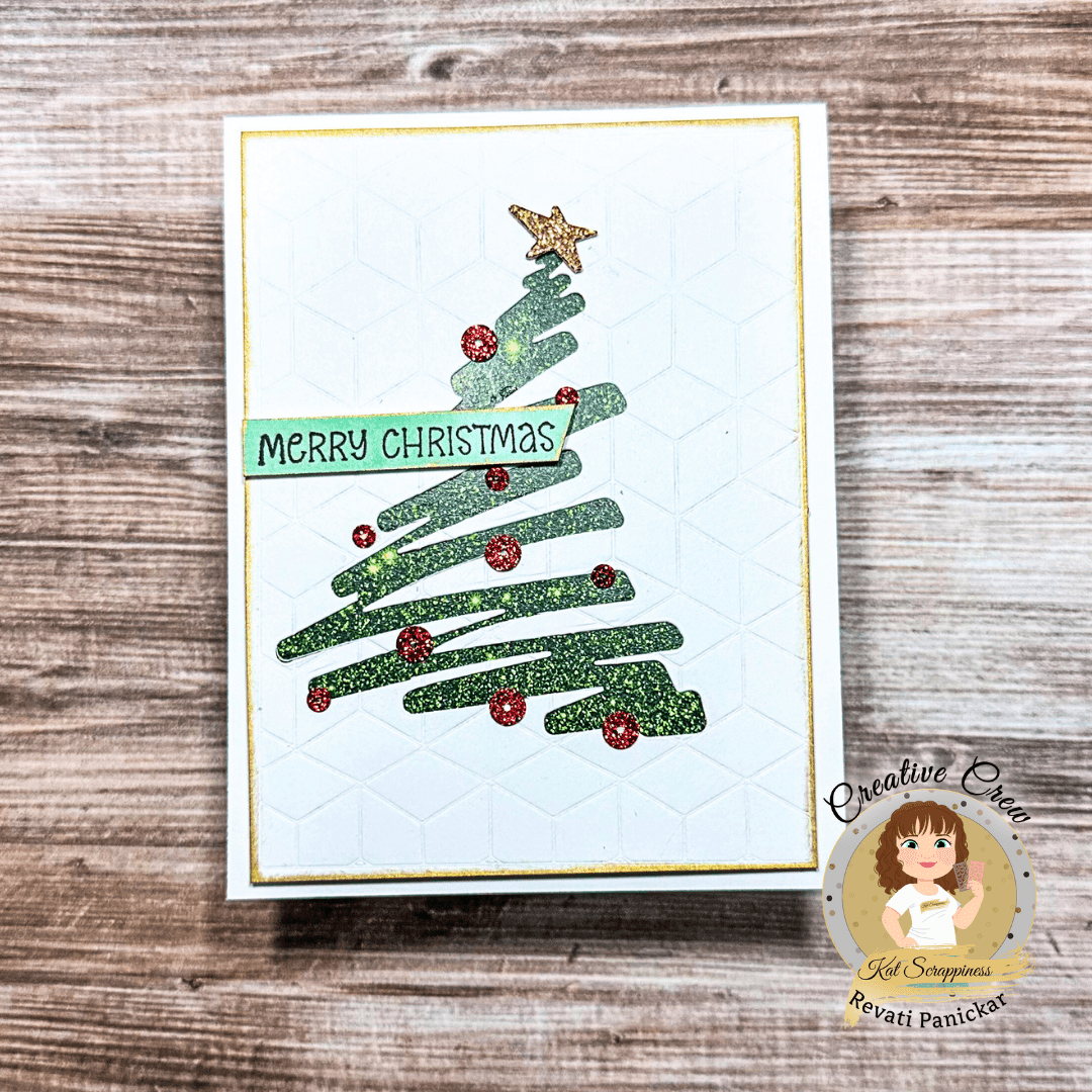 XL Christmas Faux Glitter 6x6 Paper Pad