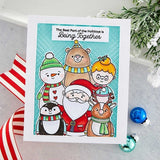 Holiday Group Hug Clear Stamp from the Tinsel Time Collection - CLEARANCE!