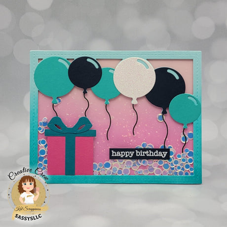 Layered Balloon Background Craft Die