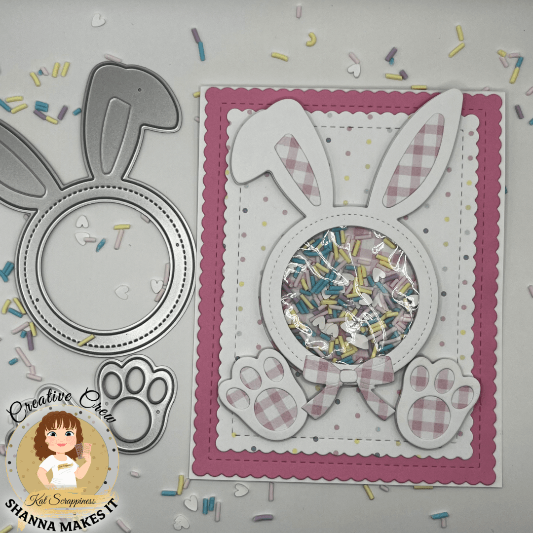 Easter Bunny Shaker Card Craft Dies - New Release!