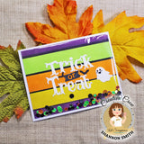 Ghostly Trick or Treat Shadow Sentiment Craft Die - New Release