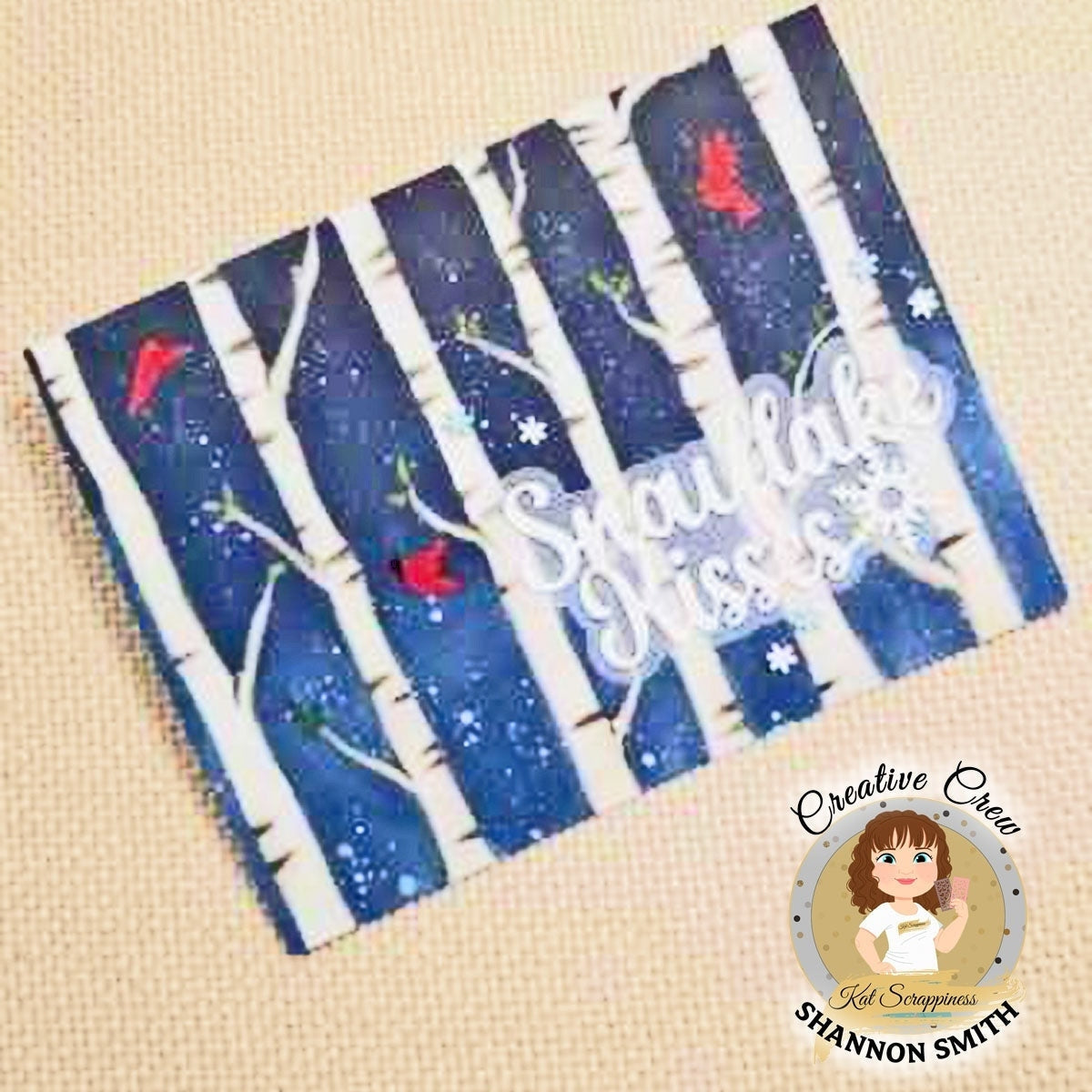 Snowflake Kisses Shadow Sentiment Craft Dies - Holiday Release!