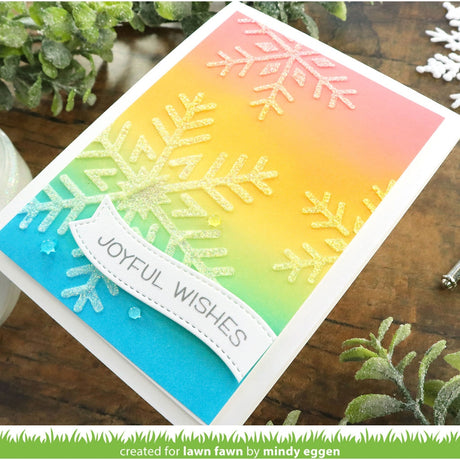 Snowflake Trio Stencils by Lawn Fawn