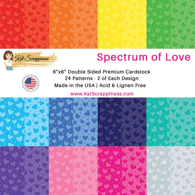 Spectrum of Love 6x6 Paper Pad