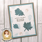 Layered Autumn Leaves Stamp Set