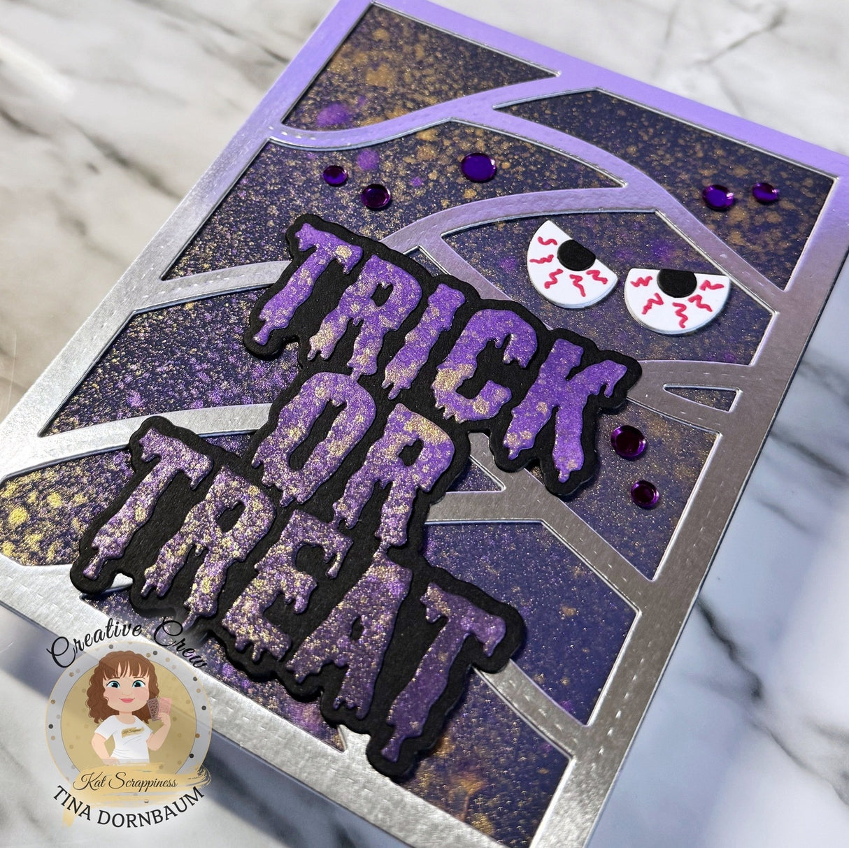 Spooky Trick or Treat Shadow Sentiment Craft Die - New Release