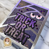 Spooky Trick or Treat Shadow Sentiment Craft Die - New Release