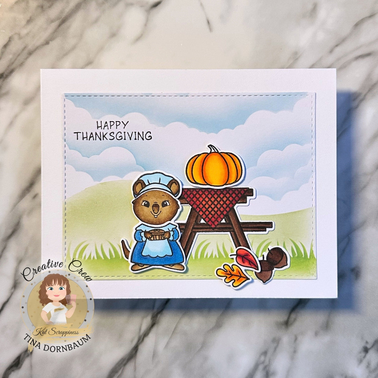 Quokka Thanksgiving Costume Add On Stamp Set