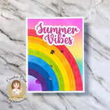 Summer Vibes Shadow Sentiment Craft Die