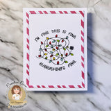 Stress-mess Christmas 3x4 Stamp Set - Holiday Release!