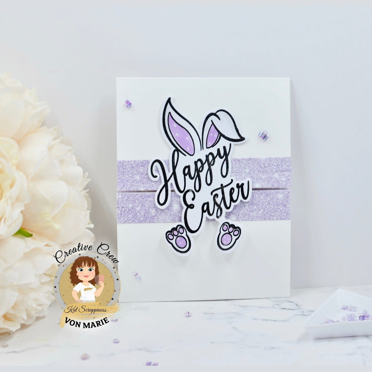 Happy Easter Bunny Coordinating Craft Die - New Release!