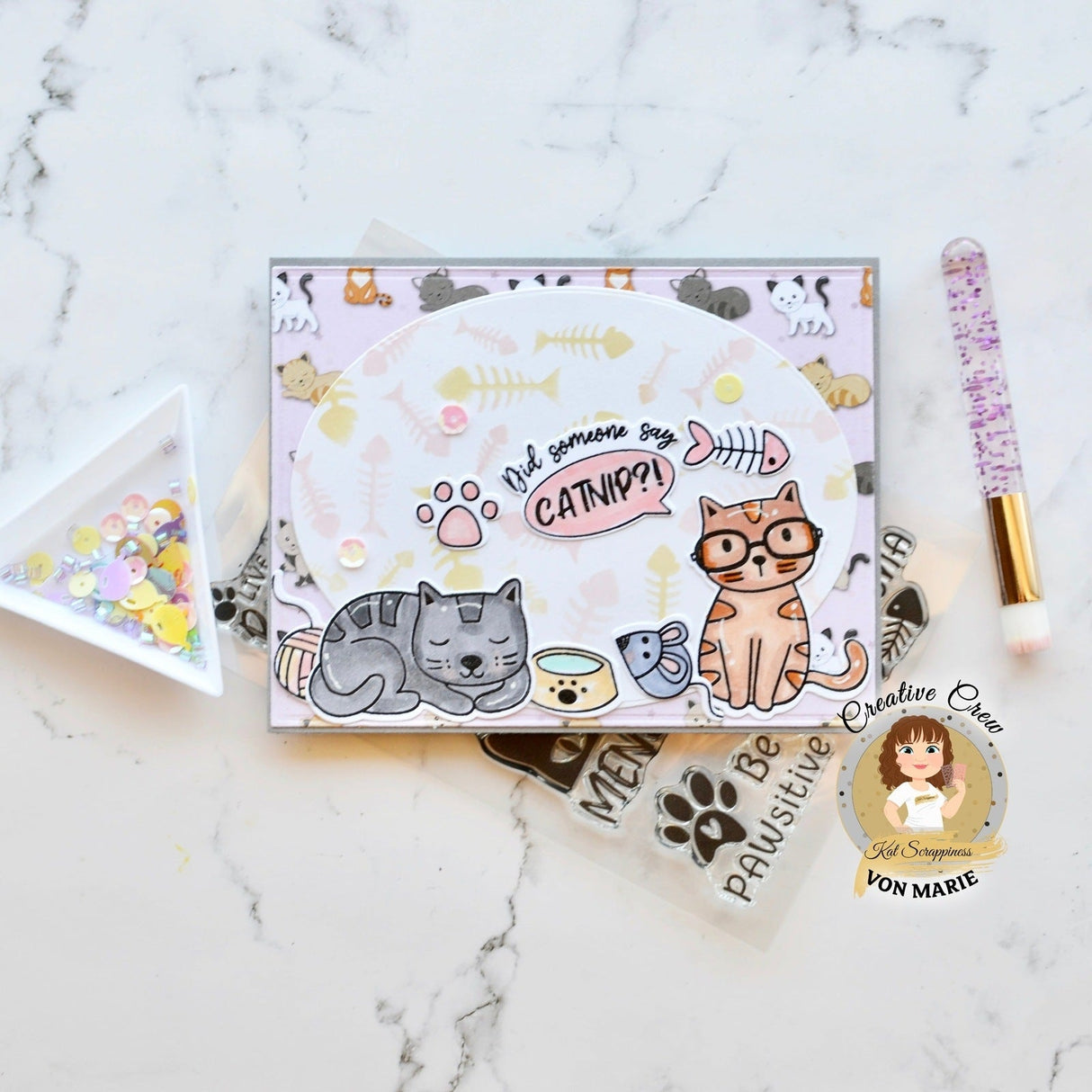 Pawsome Cats Stamp Set