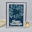 Happy Hanukkah Small Shadow Sentiment Craft Dies -