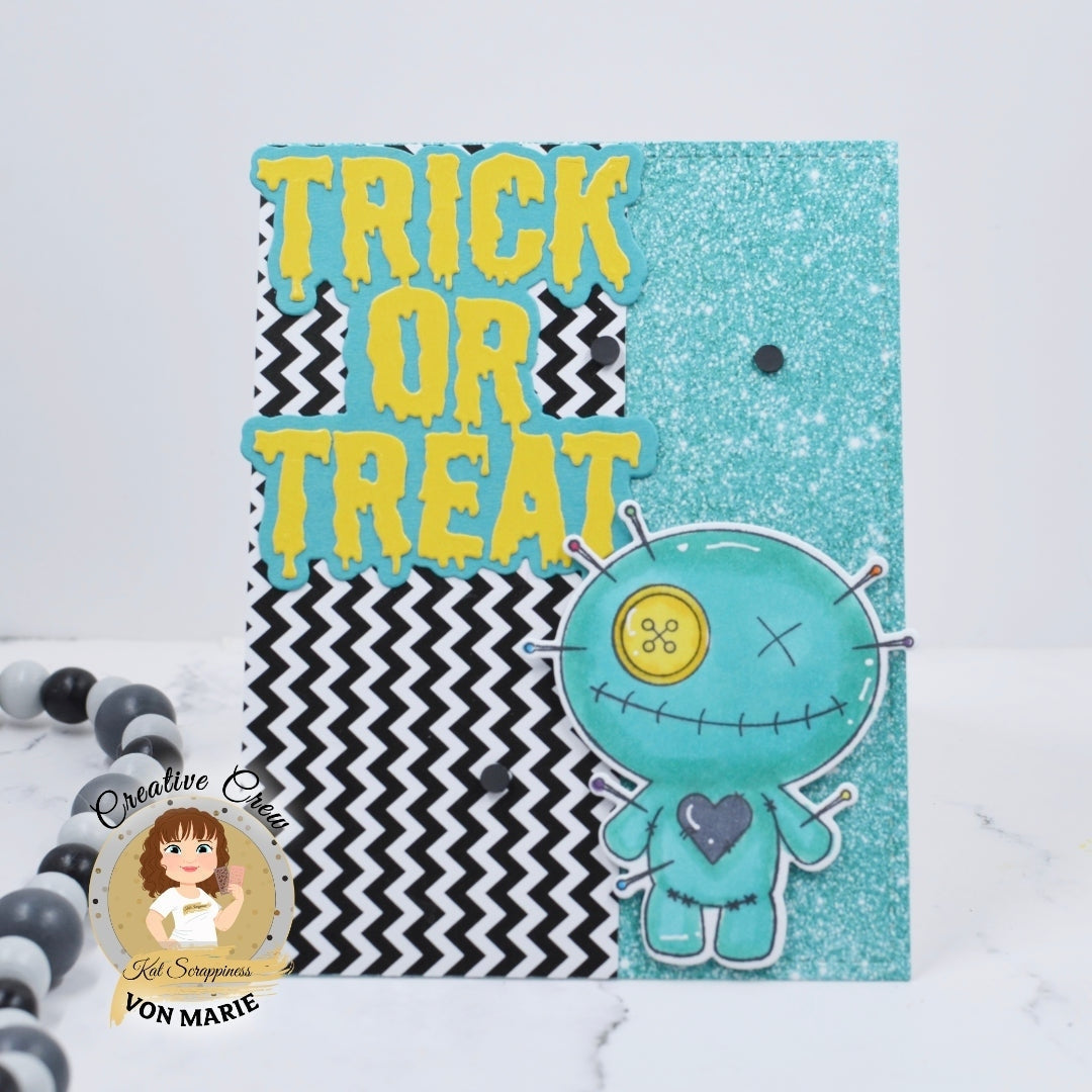 Spooky Trick or Treat Shadow Sentiment Craft Die - New Release