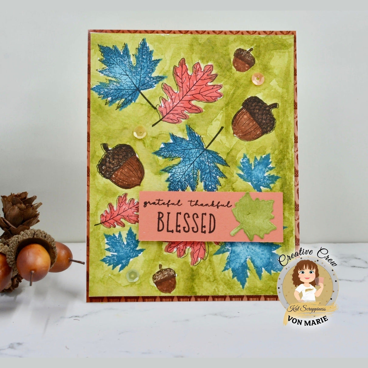 Layered Autumn Leaves Stamp Set