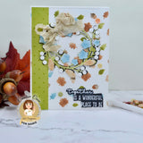 Layered Falling Leaves 6x6 Stencils 2 pk