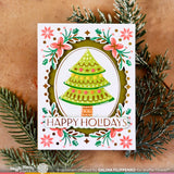 Elegant Christmas Foil Plate & Coordinating Dies Bundle