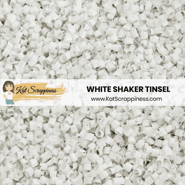 White Shaker Tinsel - New Release!