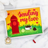 Sending My Love Shadow Sentiment Craft Die