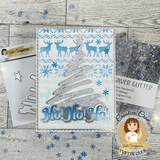 Sparkling Clear Solid Snowflake Sequins