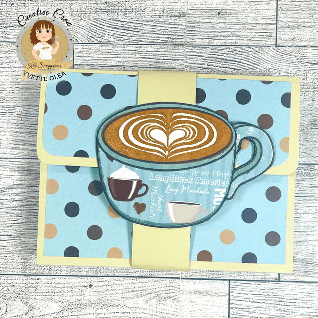 Pour Yourself a Latte 6 x 8 Stamp Set