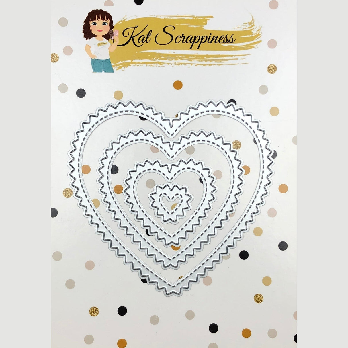 Zig Zag Heart Craft Dies