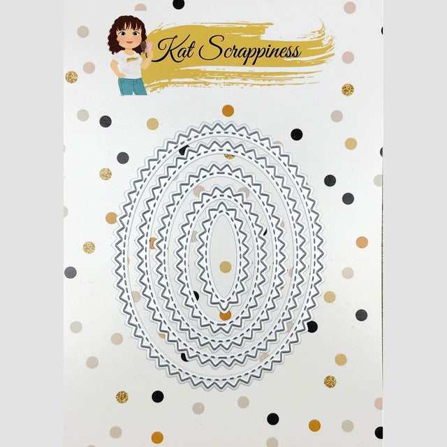 Zig Zag Oval Craft Dies