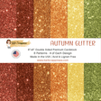 Autumn Faux Glitter 6x6 Paper Pad