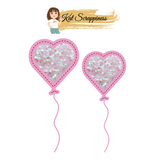 Heart Balloon Shaker Card Craft Dies