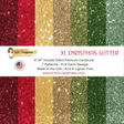 XL Christmas Faux Glitter 6x6 Paper Pad