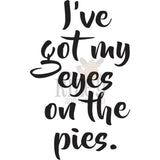 Eyes on the Pies Cling Stamp by Riley & Co