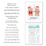 Dancin' Christmas Sentiments Clear Stamp Set