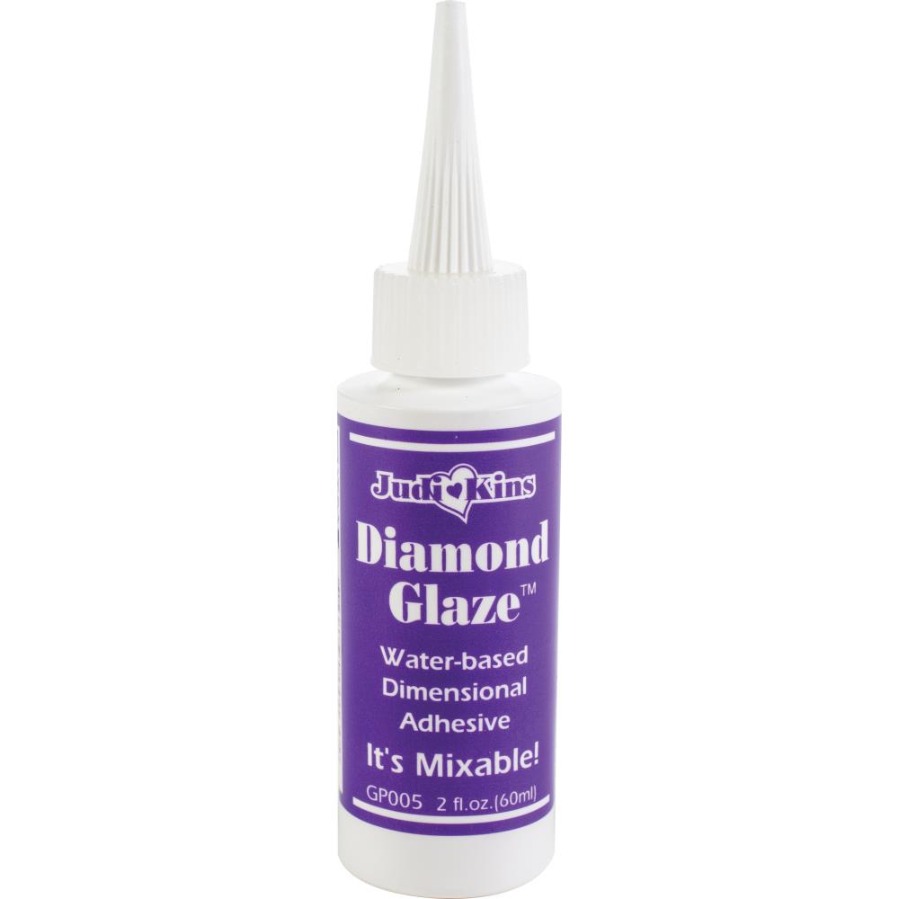 Judikins Diamond Glaze Dimensional Adhesive - 2oz Precision Tip