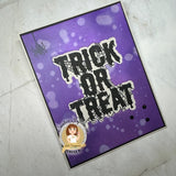 Spooky Trick or Treat Shadow Sentiment Craft Die - New Release