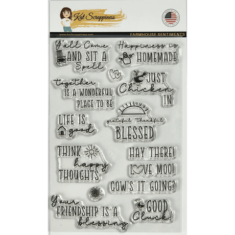 Farmhouse Sentiment Stamps