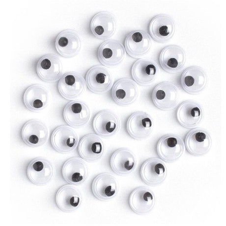 Paste-On Googly Eyes Assorted 5mm - 30/pkg