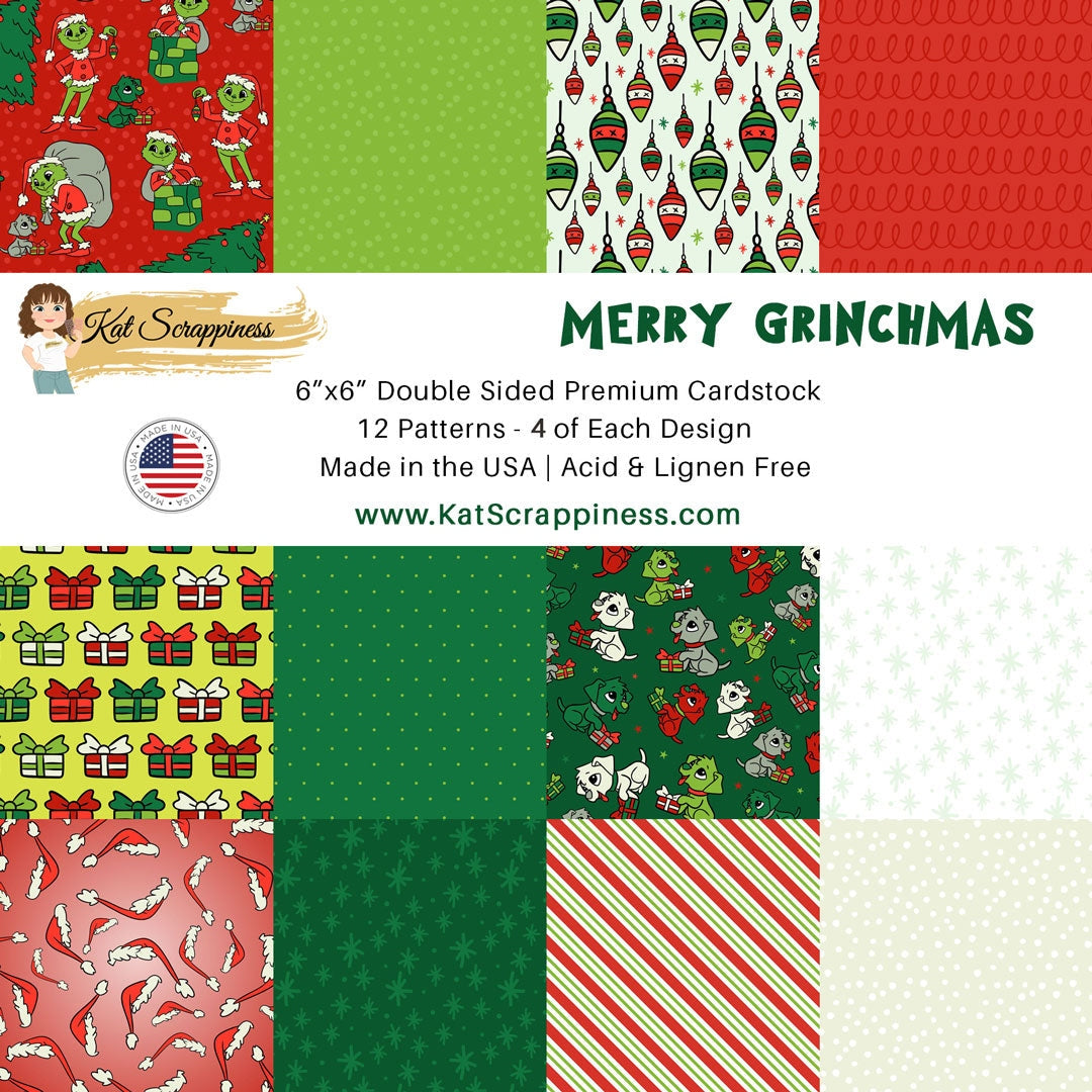 Merry Grinchmas 6x6 Paper Pad -