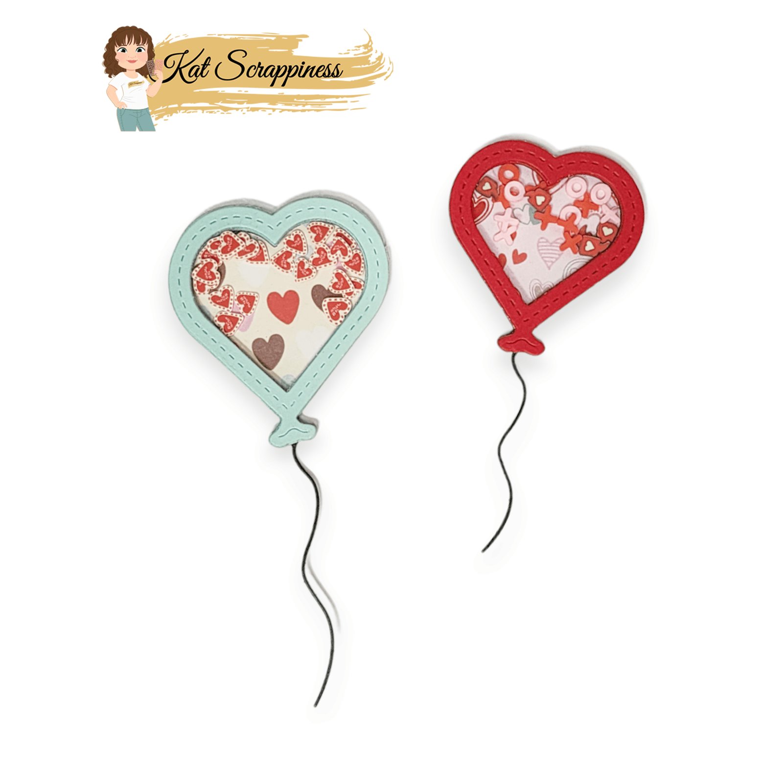 Valentines Heart Stamp and Die Combo Pack for Card-Making and Scrapbooking  Supplies by The Stamps of Life - Hearts2Cut