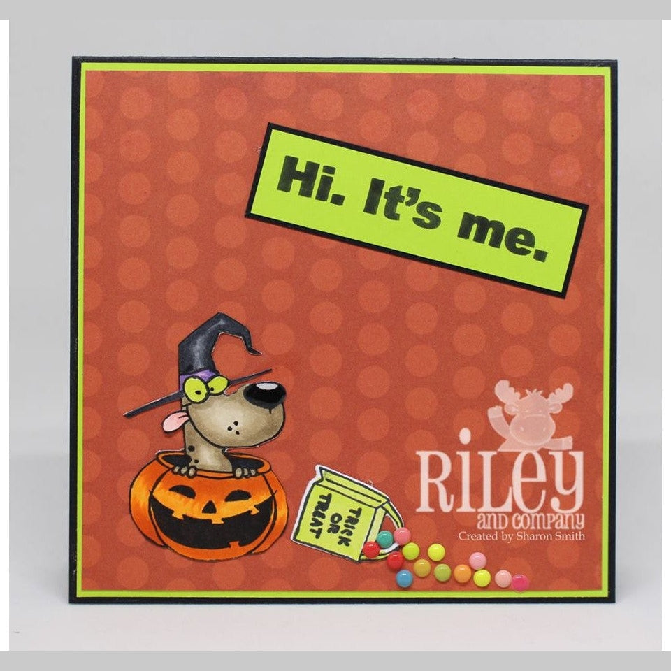 Hi. It's Me Cling Stamp by Riley & Co