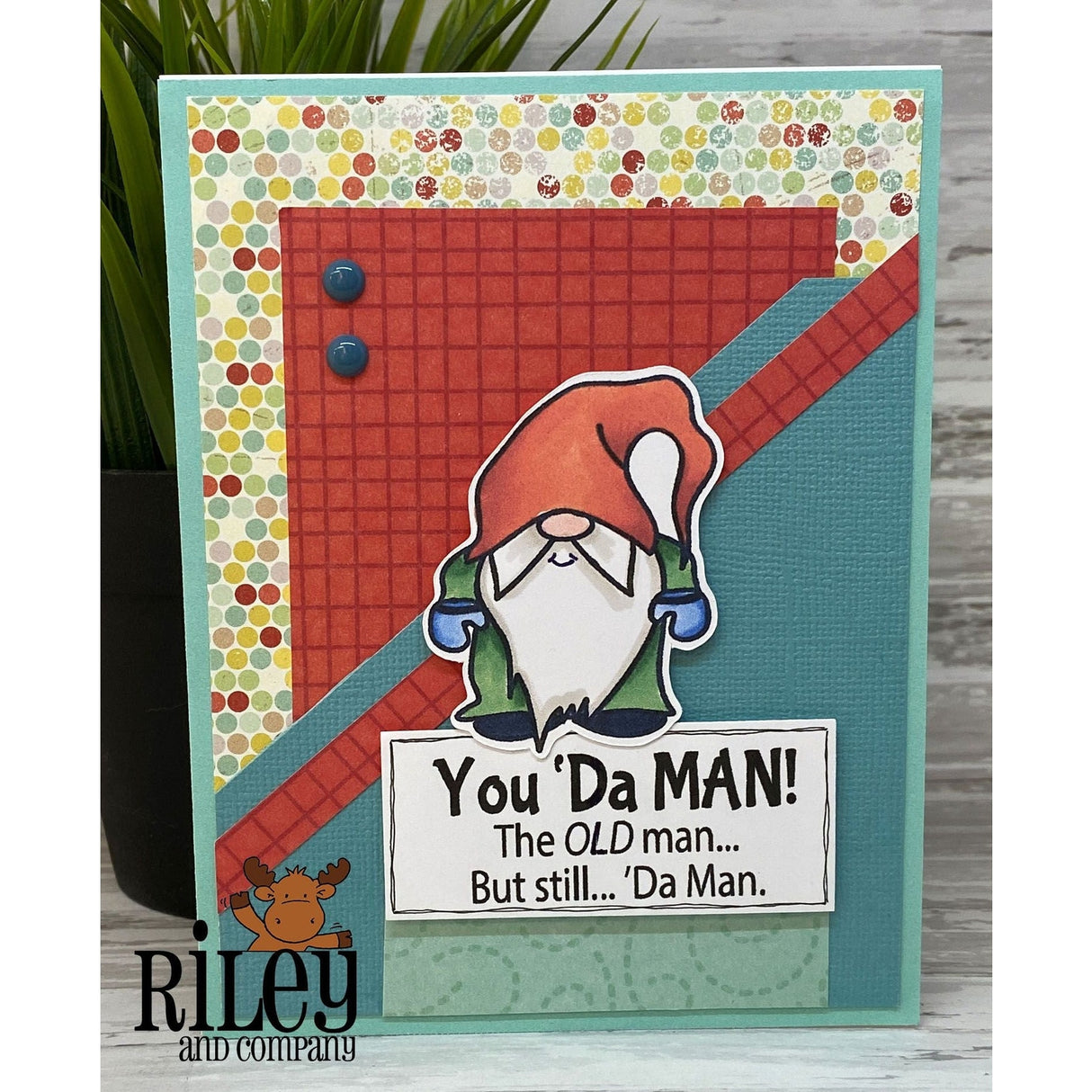 You Da Man Cling Stamp by Riley & Co